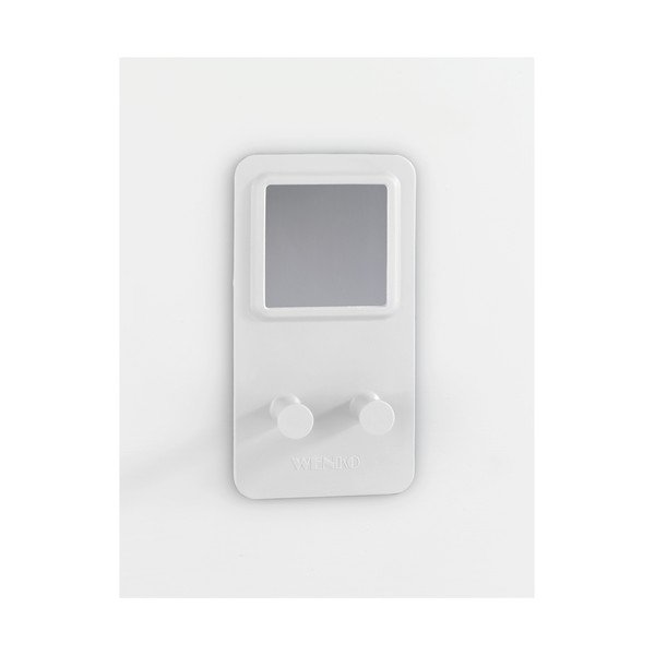 Cârlig din silicon de perete Wenko Ampio, alb-image-2
