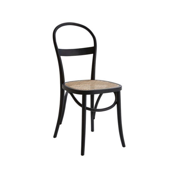 Scaune de dining negre 2 buc. din lemn de mesteacăn Rippats – Jotex-image-3
