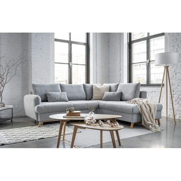 Colțar gri deschis extensibil/cu spațiu de depozitare (cu colț pe partea dreaptă/în formă de ”L”) Scandic Lagom – Miuform-image-4