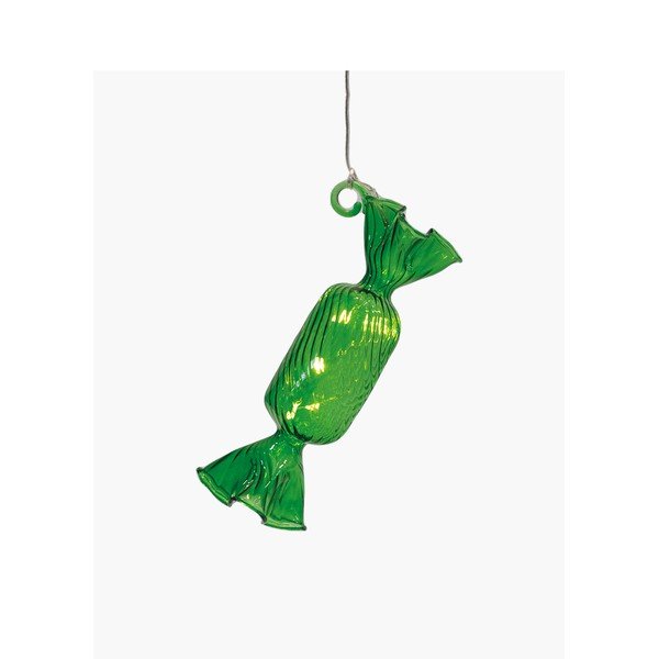 Decorațiune luminoasă de Crăciun verde suspendată ø 1,5 cm Hannah – Sirius