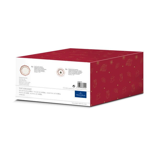 Set veselă din porțelan cu 8 piese cu motiv de Crăciun Villeroy & Boch-image-1