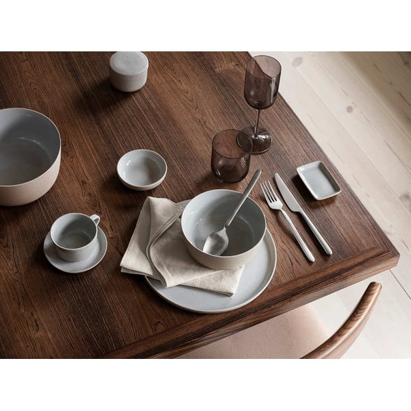 Șervețel din in Blomus, 42 x 42 cm, crem-alb-image-1