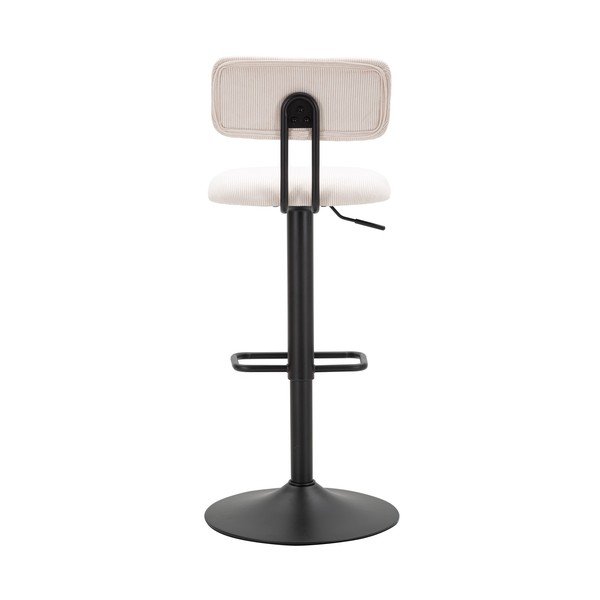Scaun de bar alb/negru cu înălțime ajustabilă (înălțime șezut 61 cm) Tina – Mauro Ferretti-image-3