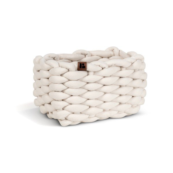 Coș de depozitare din material textil 20x15x11 cm Peach Skin S – Bigso