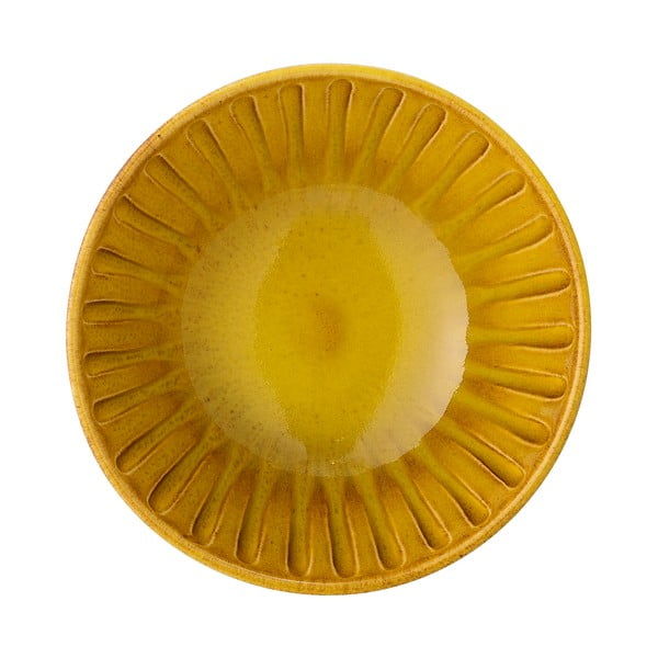 Bol din gresie ceramică Bloomingville Cala, ø 15,5 cm, galben
