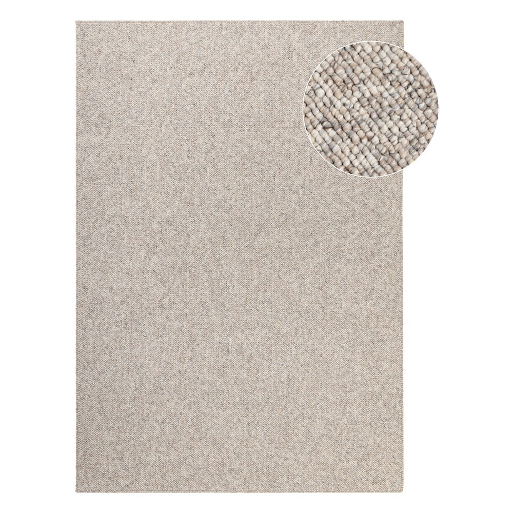 Covor gri/crem lavabil 240x340 cm Rocco Dark Cream – Elle Decoration