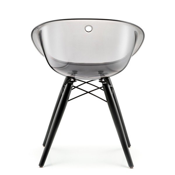 Scaun Pedrali Gliss Wood, gri transparent-image-3