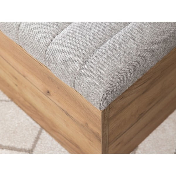 Bancă gri deschis/în culoare naturală Oceane – Bobochic Paris-image-3