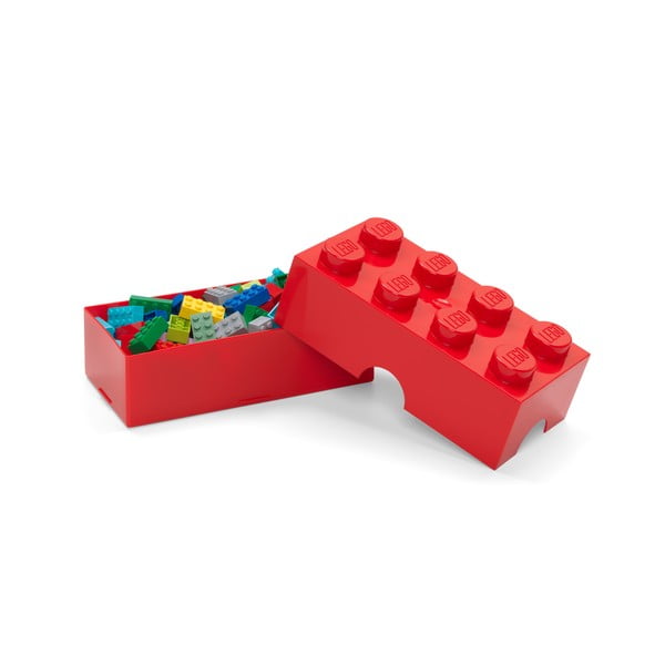 Cutie de depozitare pentru copii  roșie din plastic 20x10x7 cm – LEGO®-image-3