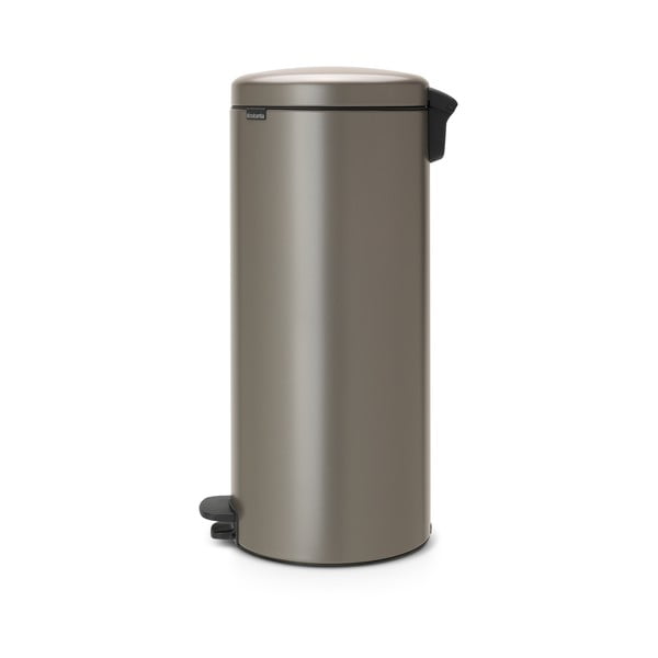 Coș de gunoi gri cu pedală din oțel 30 l NewIcon – Brabantia