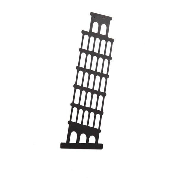 Decorațiune metalică de perete Wall Decor Pisa, negru
