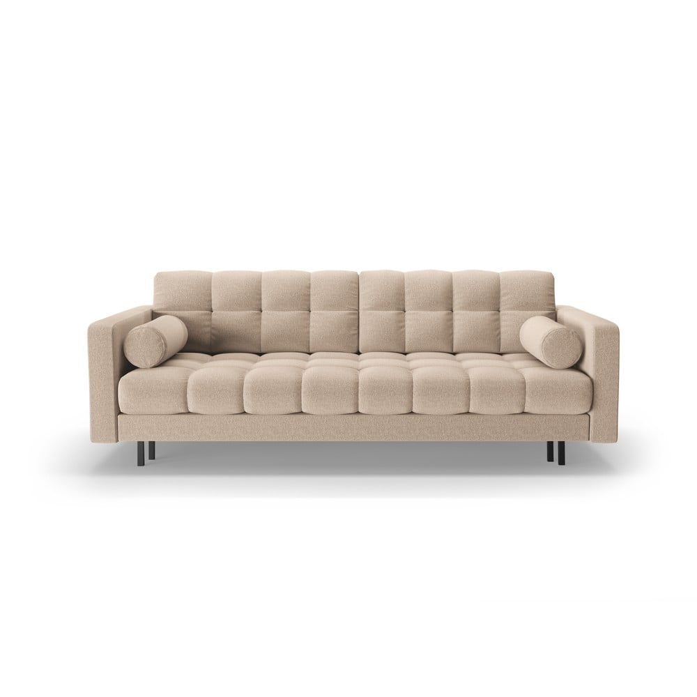 Canapea bej extensibilă, cu spațiu de depozitare 222 cm Bali – Cosmopolitan Design
