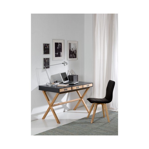 Birou Marckeric Leidi, gri antracit-image-2