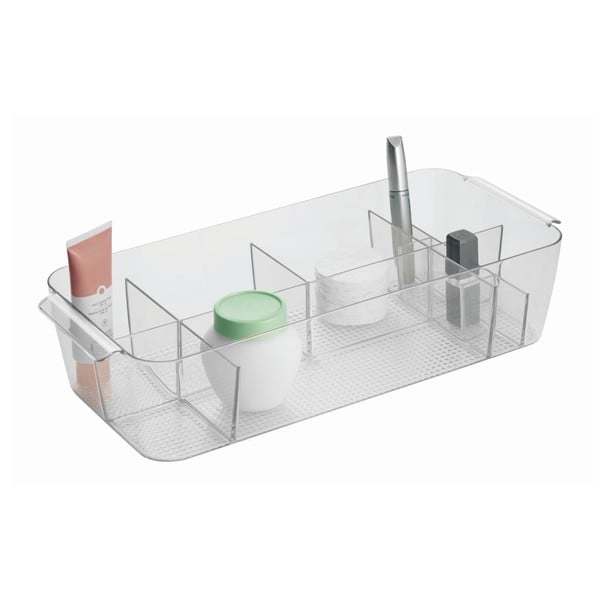 Organizator InterDesign Clarity Cosmetic, lungime 40,5 cm