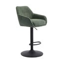 Scaune de bar verzi 2 buc. (înălțime șezut 69 cm) Avola – Unique Furniture