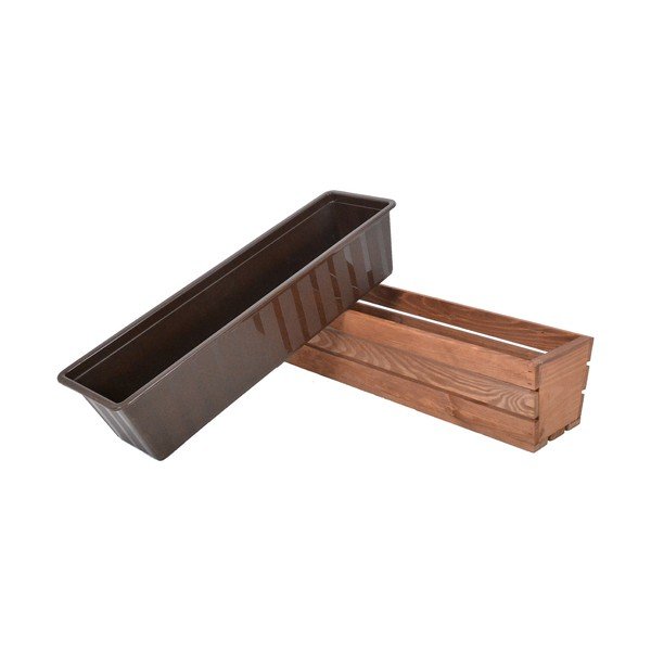 Jardinieră din lemn 61 cm Modern – Rojaplast-image-4