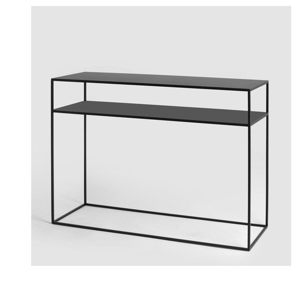 Consolă CustomForm Tensio, 100 x 35 cm, negru-image-2