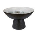 Bol negru/fildeș din gresie ø 31,5 cm By Hand  – Mette Ditmer Denmark