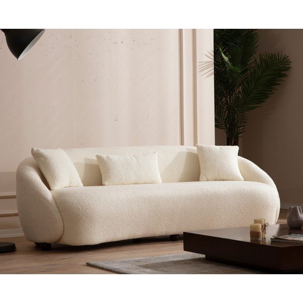 Canapea crem 230 cm Napoli – Artie-image-1