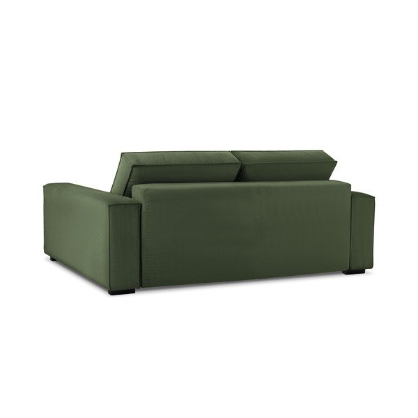 Canapea extensibilă din catifea Mazzini Sofas Azalea, verde-image-4