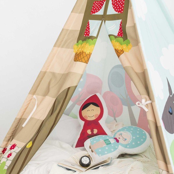 Pernă din bumbac Mr. Fox Granny, 40 x 30 cm-image-1