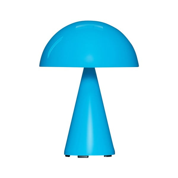 Veioză albastră LED cu intensitate reglabilă (înălțime 20 cm) Mush – Hübsch