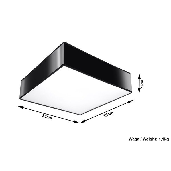 Plafonieră Sollux Mitra Ceiling, negru-image-4