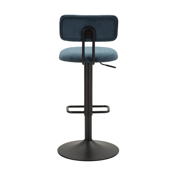 Scaun de bar albastru petrol/negru cu înălțime ajustabilă (înălțime șezut 61 cm) Tina – Mauro Ferretti-image-4