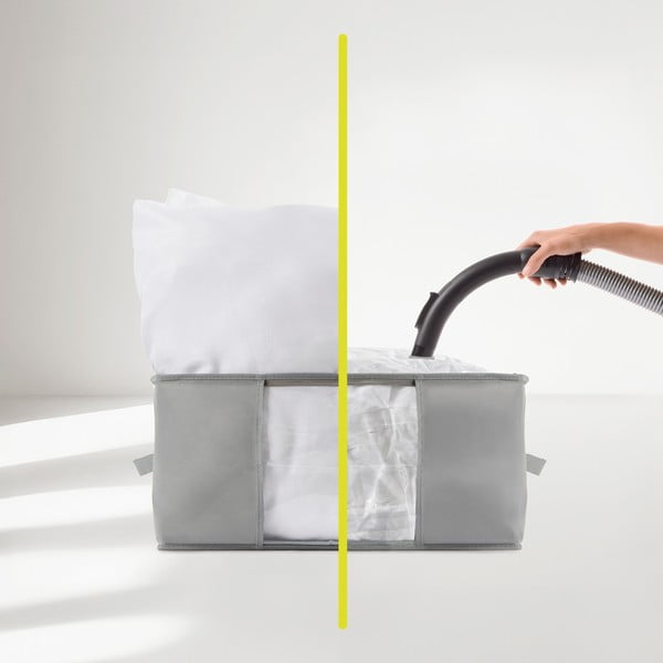 Cutie de depozitare pentru haine, din plastic cu vacuum 40x40x25 cm – Homéa