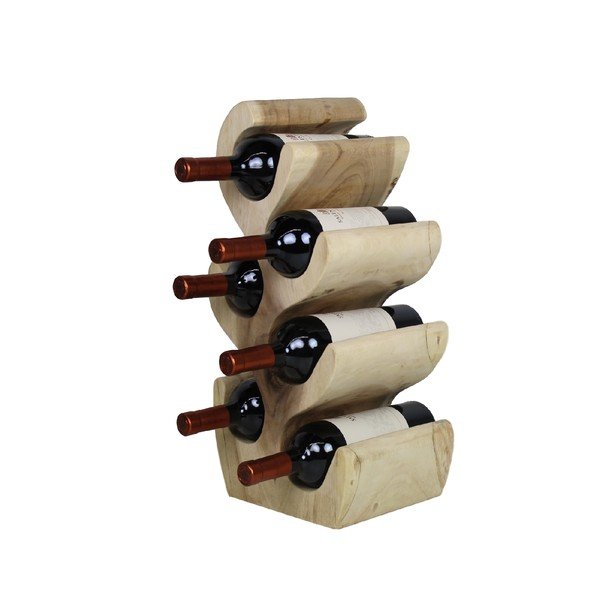 Raft pentru sticle de vin din lemn exotic număr sticle 6 - HSM collection-image-1