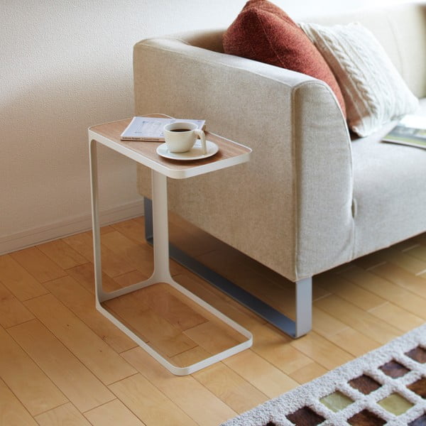 Măsuță YAMAZAKI Frame, alb-image-2