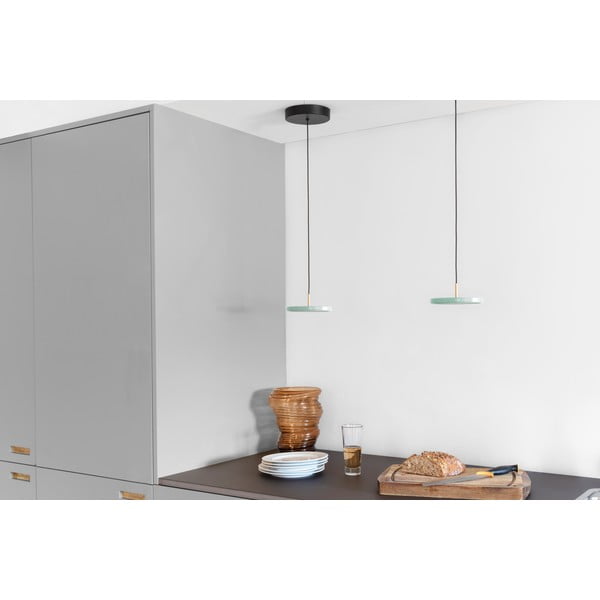 Lustră verde-deschis LED cu abajur din metal ø 15 cm Asteria Micro – UMAGE-image-3