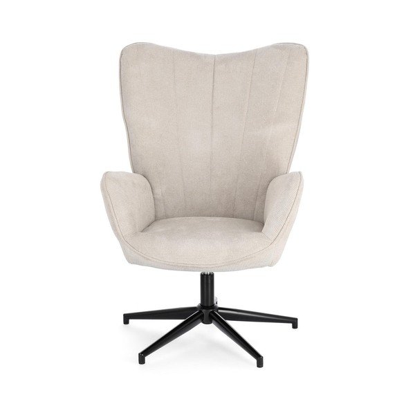 Fotoliu bej pivotant Inas – Bizzotto-image-2