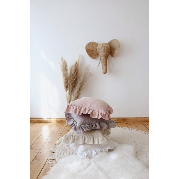 Față de pernă pentru copii White Frill - Moi Mili-image-4