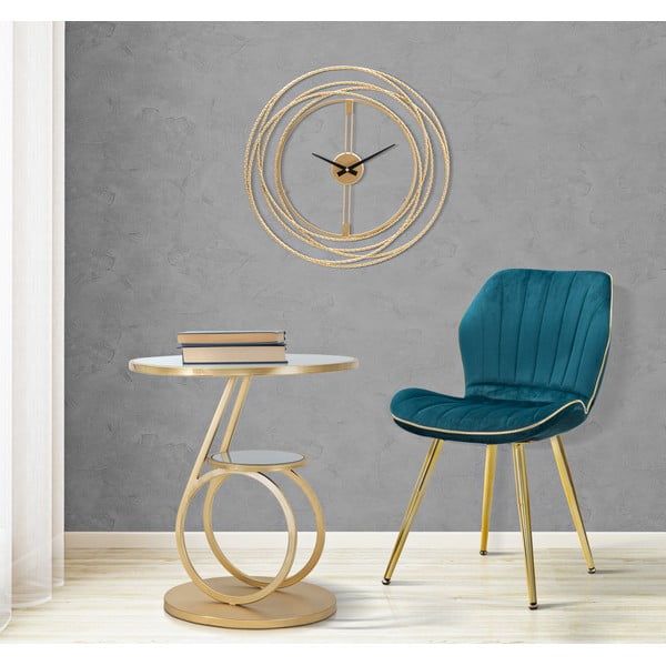 Set 2 scaune tapițate de dining Mauro Ferretti Paris, turcoaz-image-1