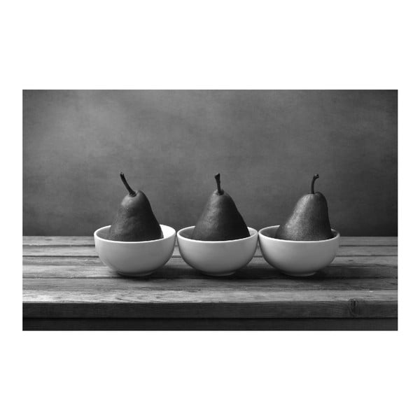 Tablou Black&White Pears, 45 x 70 cm