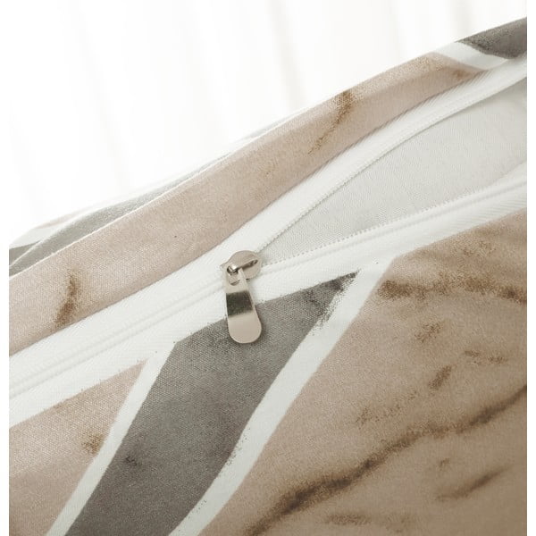 Lenjerie de pat maro deschis din microsatin pentru pat de o persoană cu 6 piese 140x200 cm Marco – My House-image-2