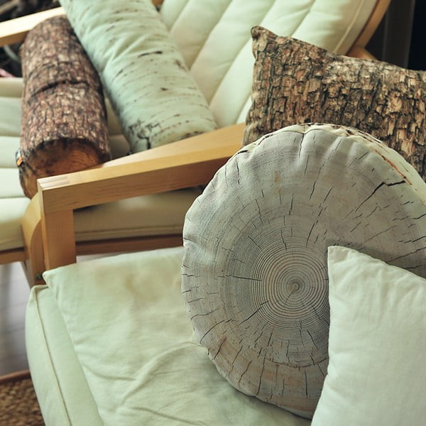 Pernă Birch Tree Ring, 40 cm-image-1