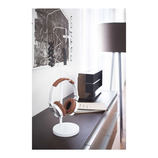 Suport pentru căști YAMAZAKI Bautes, alb-image-1