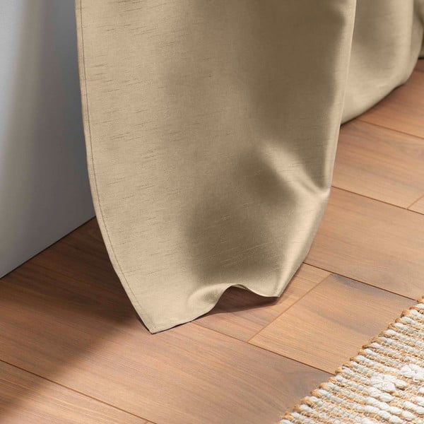 Draperie bej din satin 140x240 cm Shana – douceur d'intérieur-image-4
