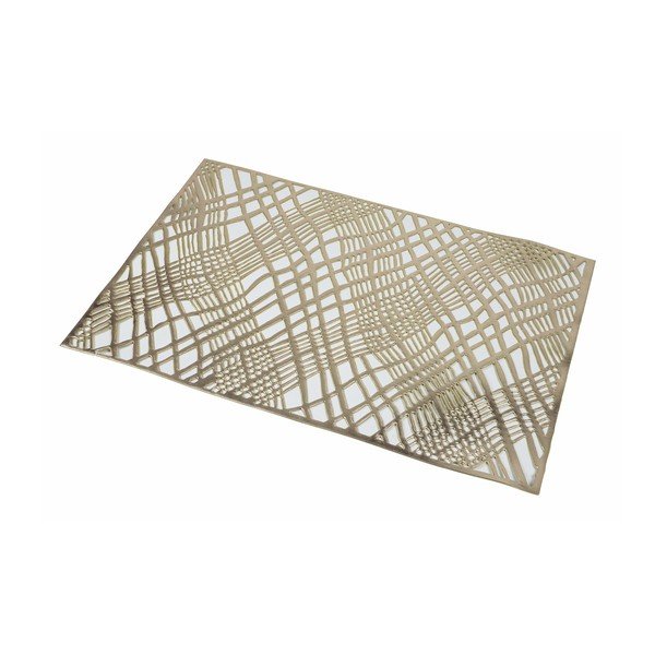 Set 6 fețe de masă Villa d'Este Geometric, 30 x 45 cm, alb-auriu-image-3