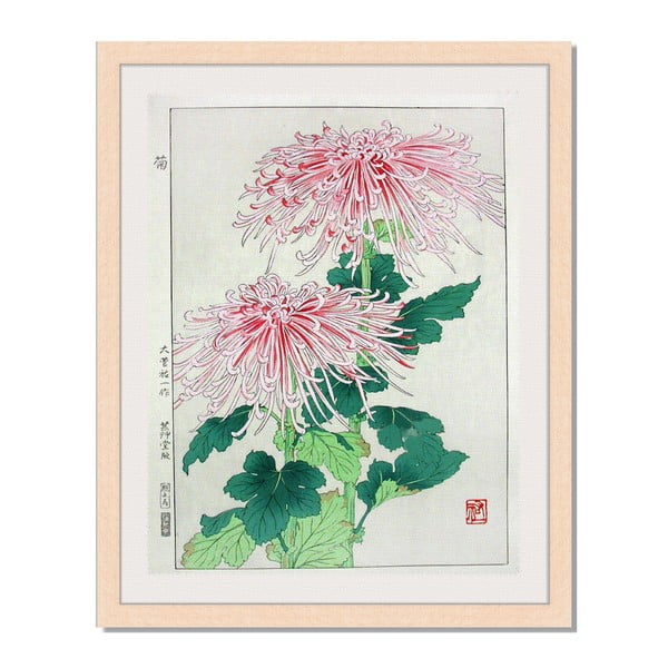 Tablou înrămat Liv Corday Asian Flower Paradise, 40 x 50 cm