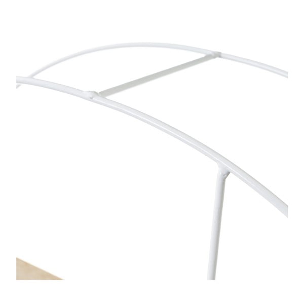 Raft alb/natural din lemn de paulownia – Casa Selección-image-1