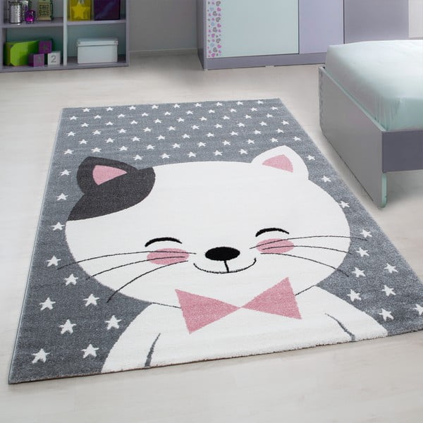 Covor pentru copii roz/gri 80x150 cm Kids – Ayyildiz Carpets-image-1