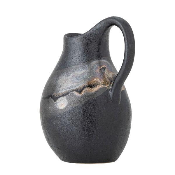 Vază gri închis din gresie (înălțime 15 cm) Alvena – Bloomingville-image-2