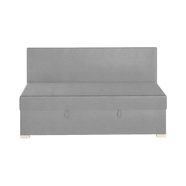 Pat pentru copii  gri cu spațiu de depozitare cu saltea 90x200 cm Cozi – Ghado