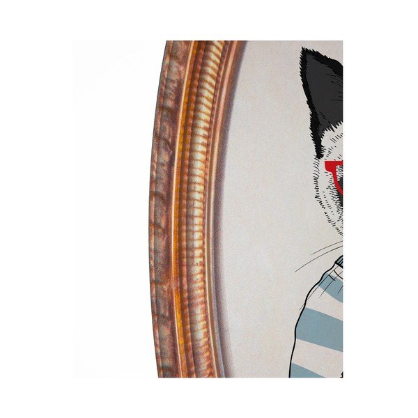 Tablou oval Really Nice Things Sailor Cat-image-3