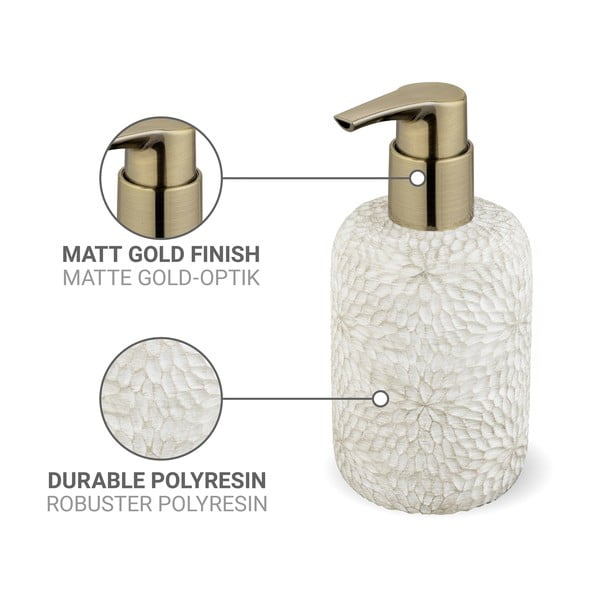 Dozator de săpun lichid alb din polirășină 300 ml Montalfano – Wenko-image-4