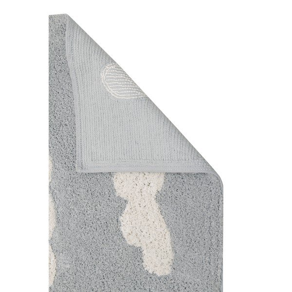 Covor pentru copii gri lavabil/țesut manual din amestec de bumbac 120x160 cm Clouds Grey – Lorena Canals-image-3