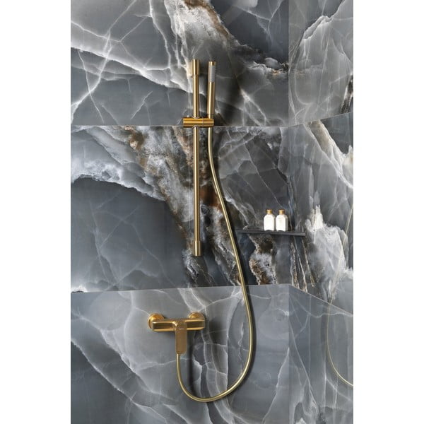 Baterie aurie pentru duș cu montare pe perete (1 ieșire) Spy – Sapho-image-3